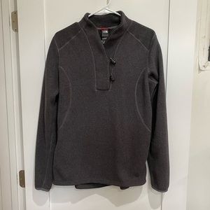 North Face Quarter Button-Up Pullover.